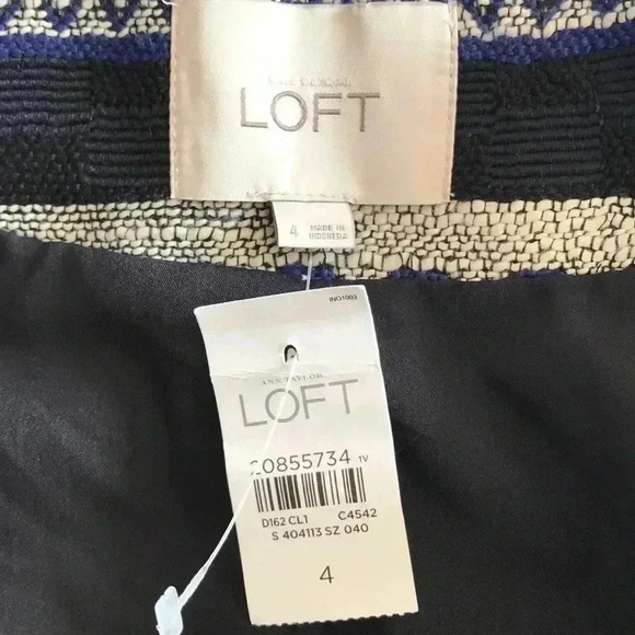 Ann Taylor Loft Multicolor Jacket NWT Size 4–WO02 - Picture 5 of 6